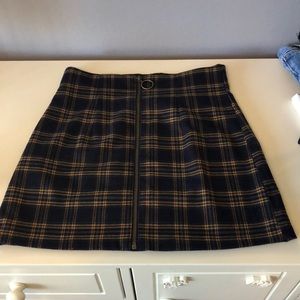 Plaid skirt